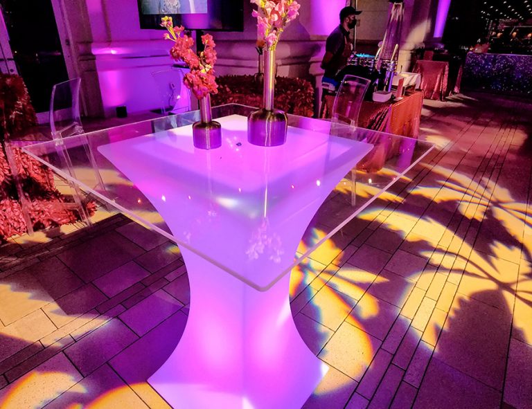 LED Furniture for Rent in Miami Miami Furniture Rental